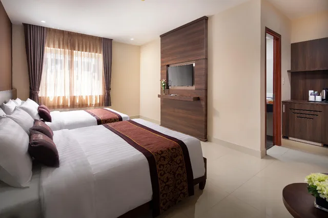 غرفة ديلوكس رباعية بسريرين مزدوجين، Nolis Hotel 1/2