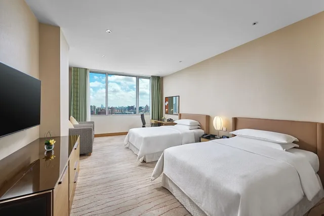 غرفة بسريرين مزدوجين في طابق مرتفع، Four Points By Sheraton Shanghai Daning 2/10