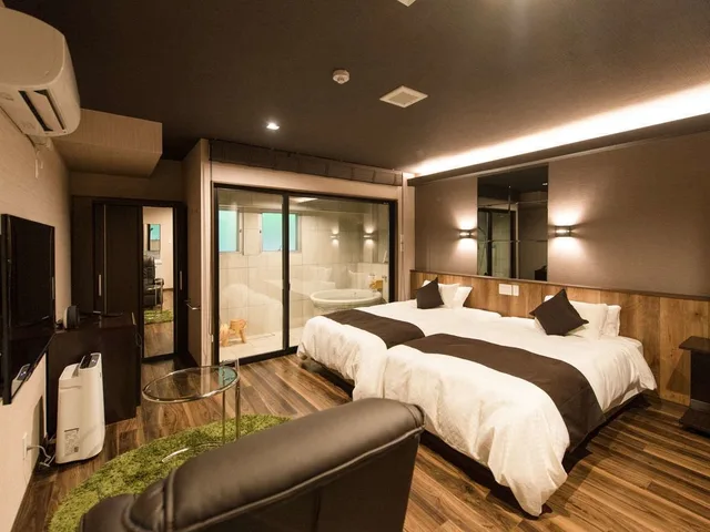 Western, Modern, Superior, Twin Beds, Outdoor Bath, Smoking، Livemax Resort Hakone Sengokuhara 5/10