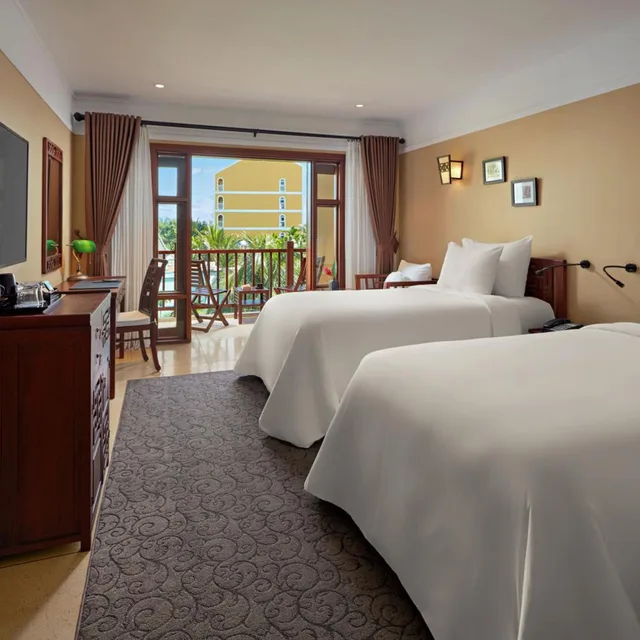 غرفة ديلوكس بسريرين منفصلين، La Siesta Resort Spa Hoi An 2/10