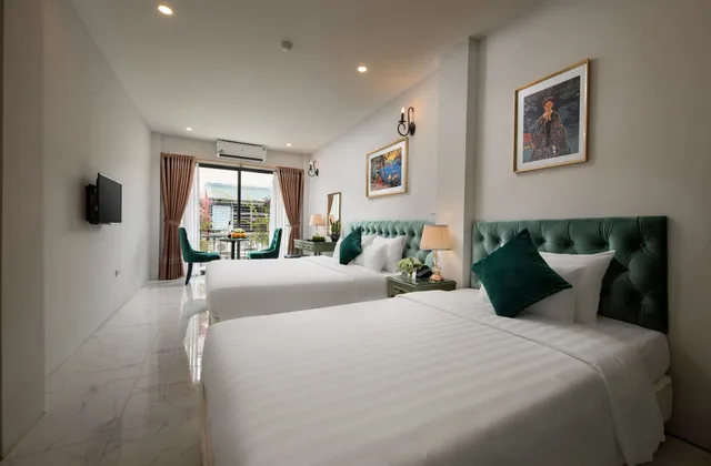Family Suite, Twin Beds, King Bed, City View, Balcony, Hanoi Gatsby Hotel 1/3