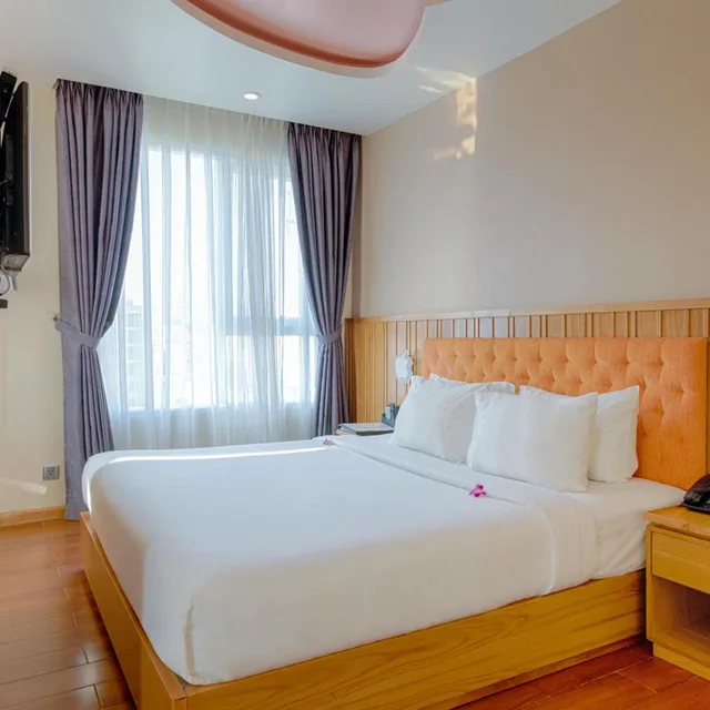 غرفة بريميوم بسرير مزدوج بشرفة، Sea Queen Hotel 2/10