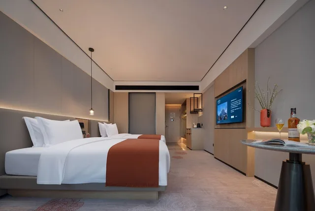 غرفة سوبيريور بسريرين منفصلين، Howard Johnson Airport Hotel Changsha 3/4
