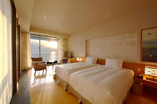 Premium, Twin Beds, Ocean View, Annex, Ishigaki Island Beach Hotel Sunshine 4/10