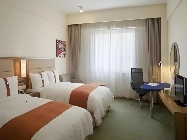 غرفة بسريرين منفصلين، Holiday Inn Express Hefei South, an IHG Hotel 1/1