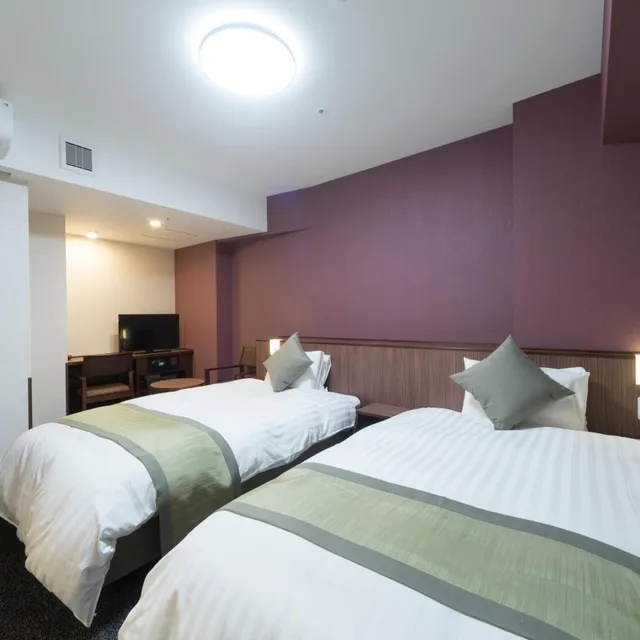 غرفة بسريرين منفصلين، Myojin no Yu Dormy Inn Premium Kanda 3/7