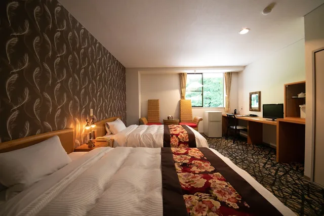 Room, Twin Beds, Shared Bathroom, Morinoyu Yufuin Yasuha (ex Yasuha) 3/3