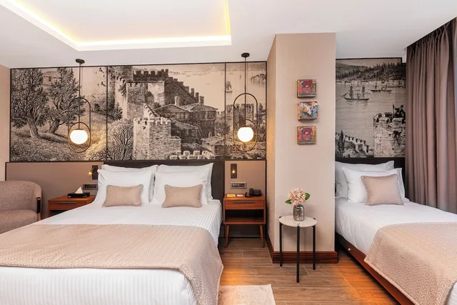 غرفة سوبيريور بسرير فردي وسرير كوين، Levni Istanbul Hotel Handwritten Collection 11/16