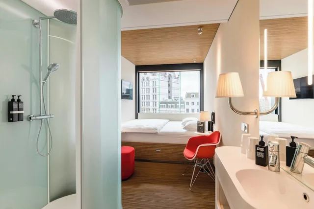 غرفة بسرير كينج في طابق مرتفع، Citizenm Rotterdam 6/9
