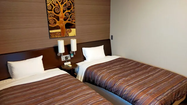 غرفة كومفورت بسريرين منفصلين، Hotel Route-Inn Mitokenchomae 2/6