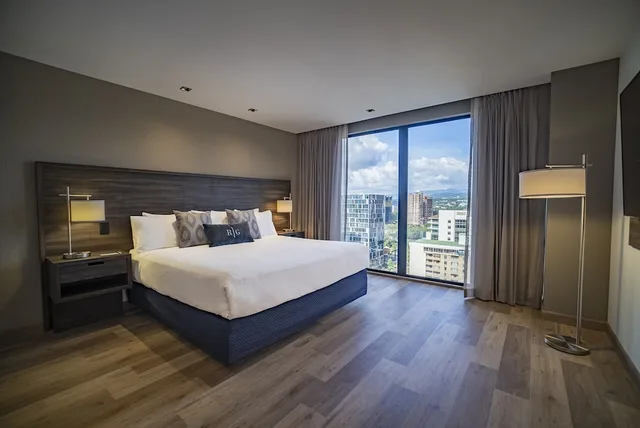 غرفة بسرير كينج بغرفة نوم واحدة بمطبخ صغير، Wyndham Garden Guatemala City 1/3