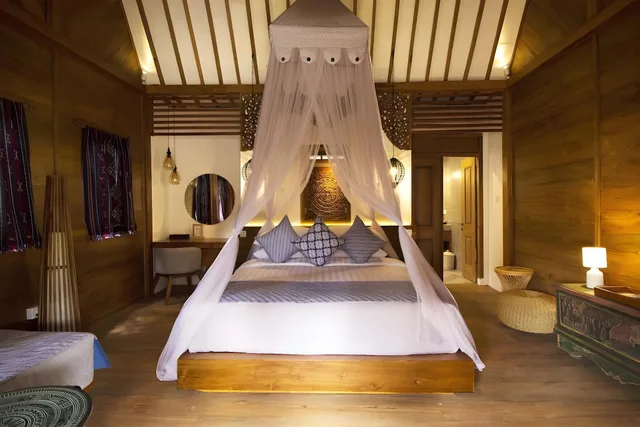 جناح بسرير كينج بإطلالة على الحديقة بغرفة نوم واحدة، Natya Hotel Tanah Lot 1/1