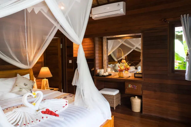 غرفة ديلوكس بسرير مزدوج أو سريرين منفصلين، Royal Retreat Villa's Lembongan 2/8