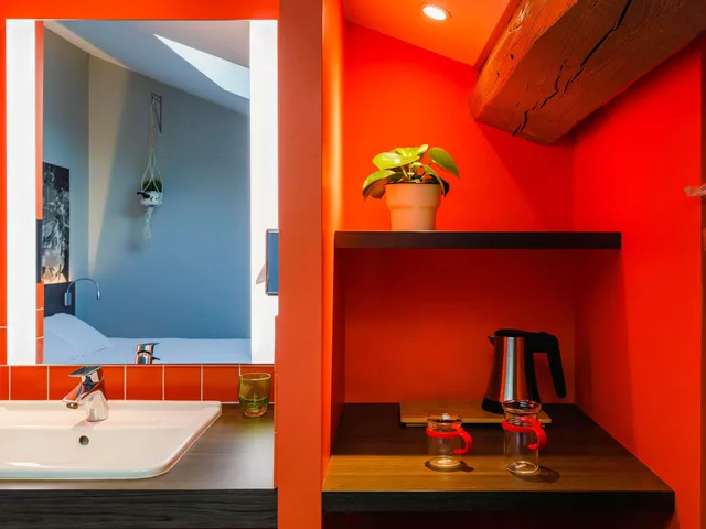 غرفة بسرير مزدوج، Greet hotel Lyon Confluence 5/8