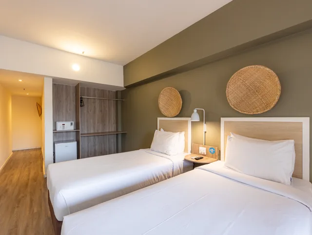 غرفة سوبيريور بسريرين منفصلين بشرفة، B&B Hotel Rio De Janeiro Copacabana Posto 5 3/5