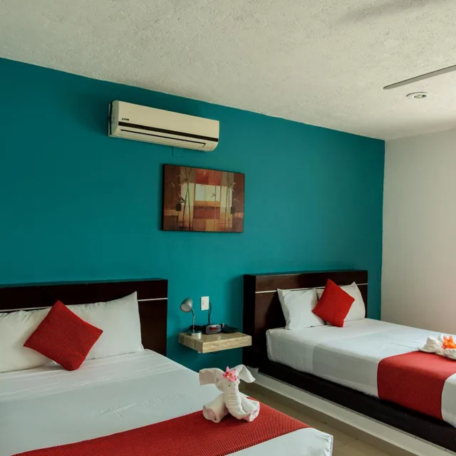 غرفة بسريرين مزدوجين، Hotel Playa Encantada by Kavia 5/10