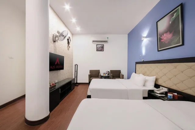 غرفة ديلوكس عائلية بسرير كوين وسرير فردي، A25 Hotel - 15 Hang Than 4/9