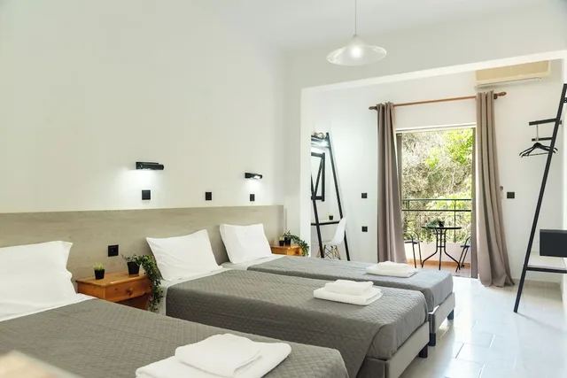 استوديو ثلاثي بثلاثة أسرّة، Kalypso Appartments Corfu 1/6