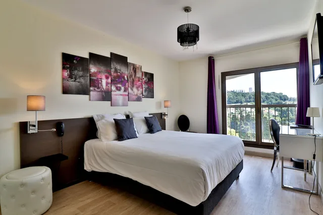 غرفة بسرير مزدوج بإطلالة، Hotel Perla Riviera 4/4