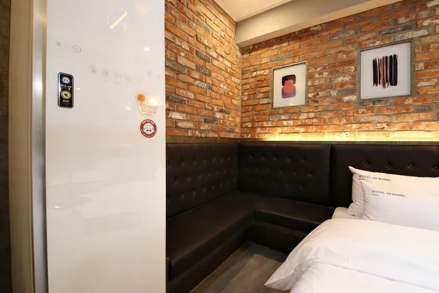 غرفة ديلوكس بسرير كوين، Hotel Yeogiuhtte Gwangju Ha Nam 2/3