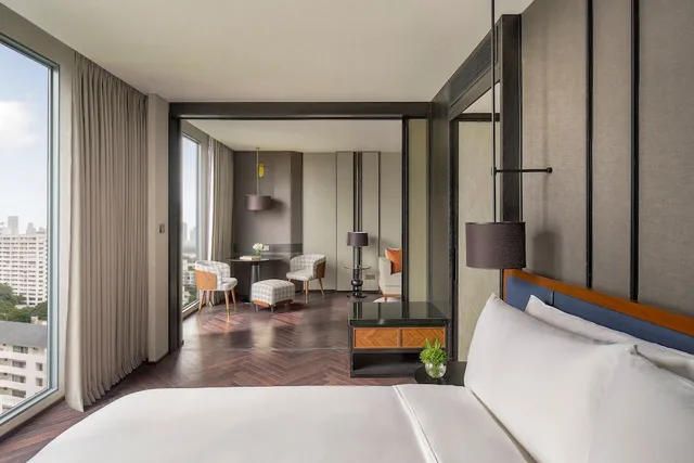 جناح جونيور بسرير كينج مع دخول صالة النادي في طابق مرتفع، InterContinental Bangkok Sukhumvit 4/10