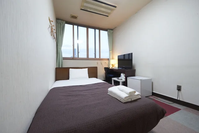 غرفة بسرير فردي للمدخنين، Hotel Select Inn Furukawa 1/2