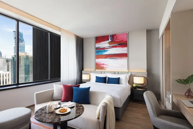 غرفة ديلوكس بسرير كينج، Ascott Embassy Sathorn 2/6