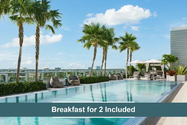 غرفة ديلوكس بشرفة، The Altair Hotel Bay Harbor Miami 1/1
