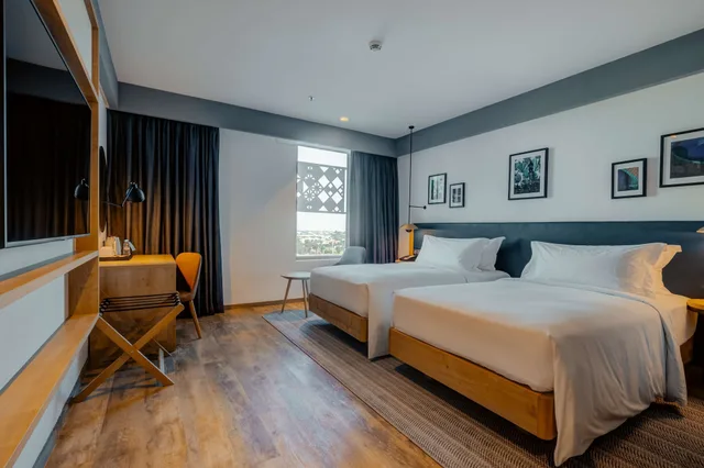 غرفة قياسية بسريرين منفصلين، Hilton Garden Inn Casablanca Sud 1/3