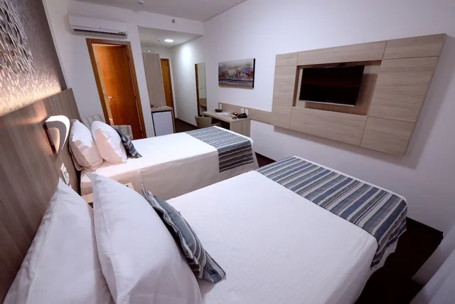 غرفة ديلوكس بسريرين منفصلين، Allia Gran Hotel Pampulha Suites 3/10