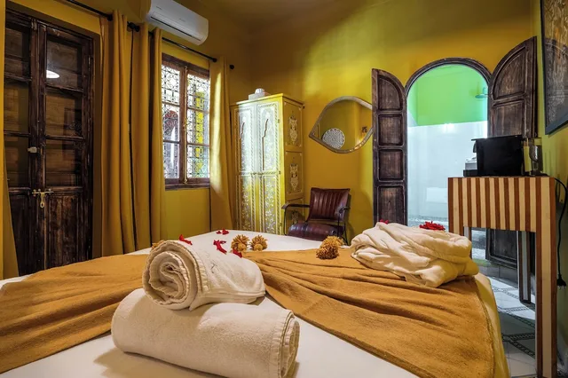 غرفة قياسية بسرير كوين، Riad Dar Khmissa 3/10