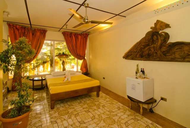 غرفة ديلوكس بسرير مزدوج، Deep Forest Garden Hotel 7/9