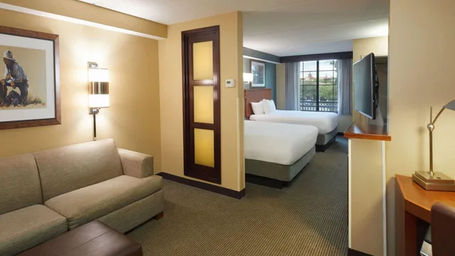غرفة بسريرين كوين، Hyatt Place Fort Worth Historic Stockyards Formerly Amerisuites Fort Worth 1/1