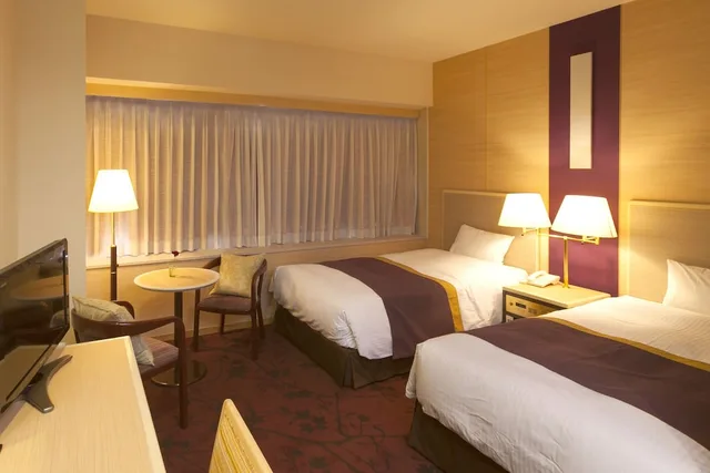 غرفة بسريرين منفصلين، Chofu Creston Hotel 1/1
