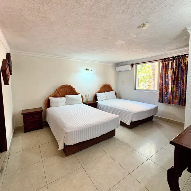 غرفة قياسية بسريرين مزدوجين، Suites Cancun Center 5/7