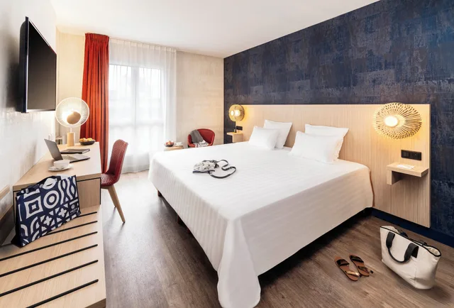 جناح عائلي بسرير مزدوج وسريرين منفصلين، Hotel Valdys L Escale Marine 1/1