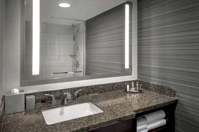 غرفة بسرير مزدوج، Newark Liberty International Airport Marriott 2/4