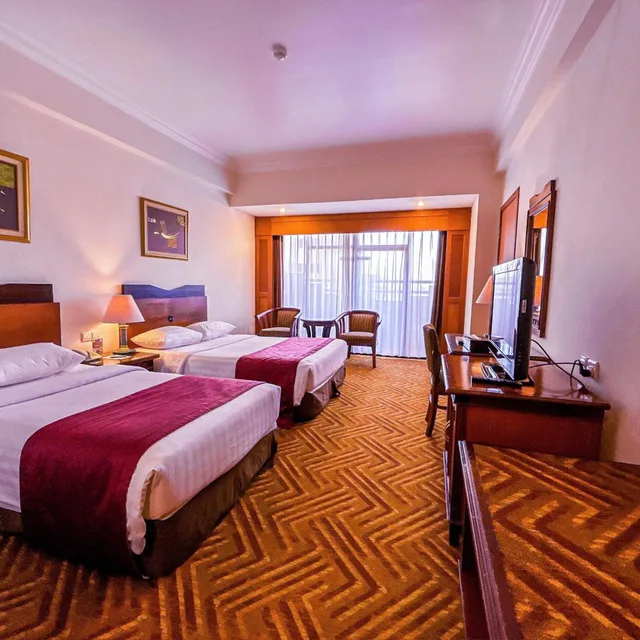 غرفة ديلوكس بسرير مزدوج أو سريرين منفصلين، Planet Holiday Hotel And Residence 8/10