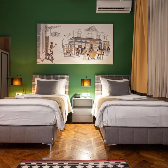 غرفة ديلوكس بسريرين منفصلين، Hotel London B&B 10/10