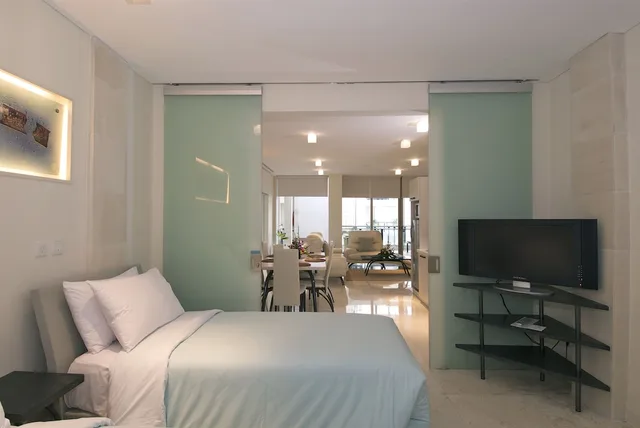 جناح بسريرين مزدوجين بغرفتي نوم، FuramaXclusive Ocean Beach Seminyak 1/4