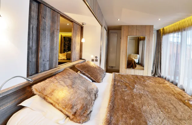 جناح بإطلالة على الجبل، Hôtel Tsanteleina 4/7