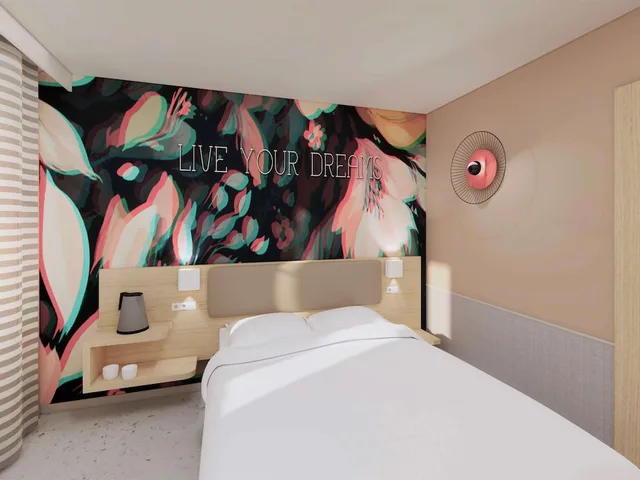 غرفة قياسية بسرير مزدوج، Ibis Styles Bordeaux Centre Gare 3/7