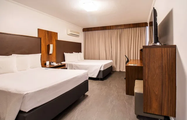 غرفة ديلوكس بسريرين مزدوجين، Hotel Deville Business Maringa 5/10
