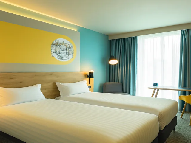 غرفة مفردة بسريرين منفصلين، B&B HOTEL Warrington 1/2