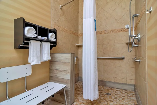 استوديو بسرير كينج مع أريكة لذوي الإعاقة، Hampton Inn Suites Fort Worth Fossil Creek 7/7