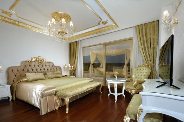 فيلا بريميوم بسريرين منفصلين وسريرين كينج بإطلالة على البحر بـ4 غرف نوم بمسبح خاص، The Plaza Bodrum 6/10
