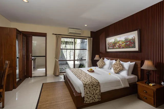 غرفة ديلوكس بسرير مزدوج، Kadiga Villas Ubud by GenuineHost 1/2