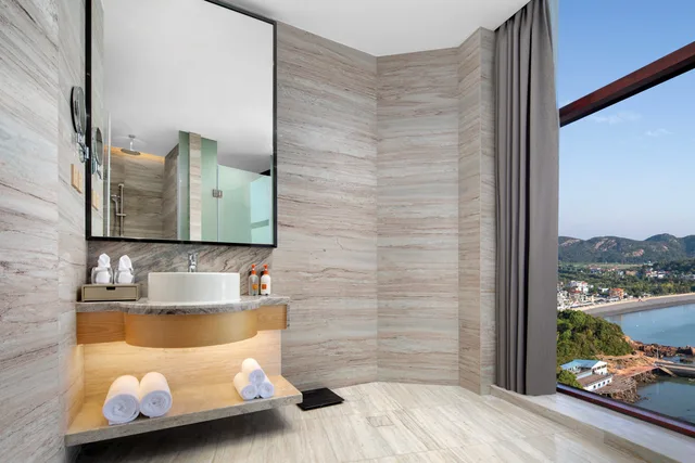 غرفة قياسية بسرير كينج، Crowne Plaza Zhoushan Seaview 5/5
