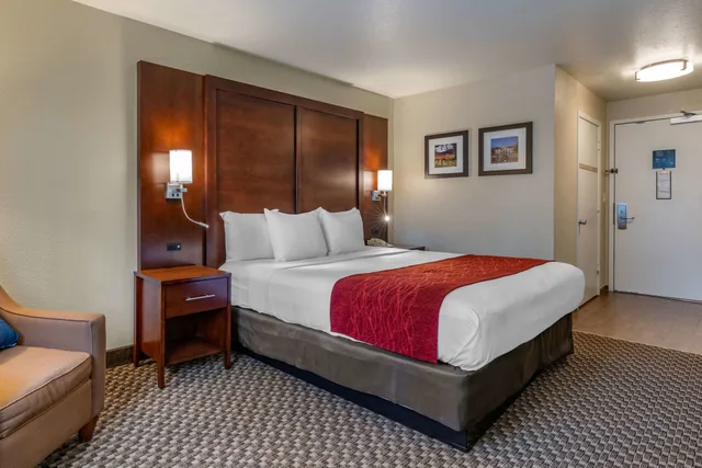 غرفة قياسية بسرير كينج، Comfort Inn Fairfield Napa Valley Area 3/8