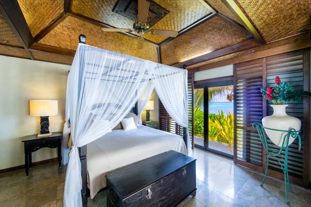 1 Bedroom, Ultimate, Villa, King Bed, Beach Front، Te Manava Luxury Villas Spa 1/1